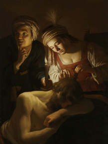 Gerrit van Honthorst - Samson and Delilah | Геррит ван Хонтхорст