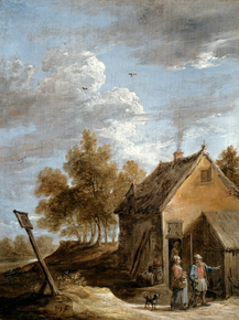 Teniers, David the younger - A Cottage | Давид Тенирс Младший