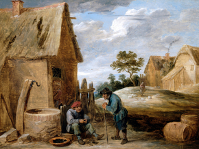 Teniers, David the younger - A Peasant eating Mussels | Давид Тенирс Младший