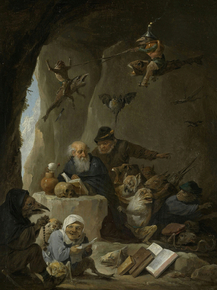 Teniers, David the younger - De verzoeking van de heilige | Давид Тенирс Младший