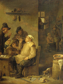 Teniers, David the younger - Een rokende metselaar | Давид Тенирс Младший