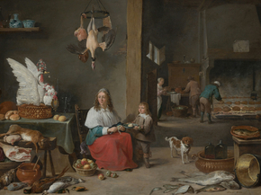 Teniers, David the younger - Kitchen Interior | Давид Тенирс Младший