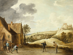Teniers, David the younger - Landscape with Peasants | Давид Тенирс Младший
