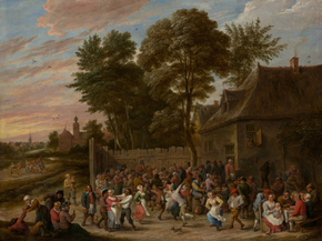 Teniers, David the younger - Peasants Dancing and Feasting | Давид Тенирс Младший Teniers, David the younger - Peasants Dancing and Feasting | Давид Тенирс Младший