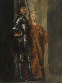 Teniers, David the younger - Saints George and Cecilia | Давид Тенирс Младший Teniers, David the younger - Saints George and Cecilia | Давид Тенирс Младший