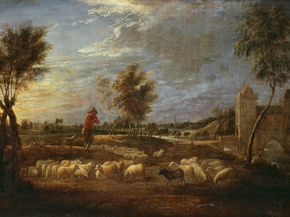 Teniers, David the younger - Sunset Landscape | Давид Тенирс Младший