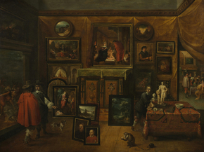 Teniers, David the younger - The Interior of a Gallery | Давид Тенирс Младший