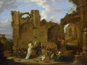 Teniers, David the younger - The Temptation of St | Давид Тенирс Младший