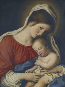 Giovanni Battista Salvi - Madonna and Child | Джованни Баттиста Сальви