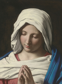 Giovanni Battista Salvi - Madonna in prayer | Джованни Баттиста Сальви