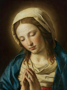 Giovanni Battista Salvi - The Virgin in Prayer | Джованни Баттиста Сальви