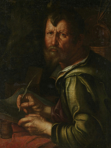 Joachim Wtewael - De evangelist Lucas | Иоахим Эйтевал