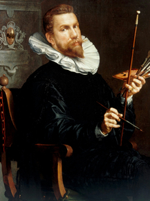 Joachim Wtewael - Self-portrait | Иоахим Эйтевал