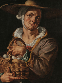 Joachim Wtewael - The selling of eggs | Иоахим Эйтевал