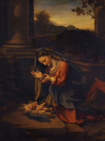 Correggio - Madonna adoring the Child | Корреджо