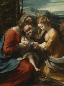 Correggio - Mystical Marriage | Корреджо