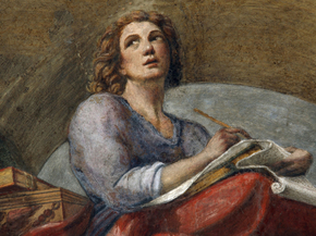 Correggio - St. John the Evangelist. Detail of St. John | Корреджо