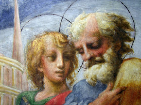 Correggio - St. Peter and St. Johns face | Корреджо
