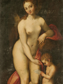 Correggio - Venus and Cupid | Корреджо