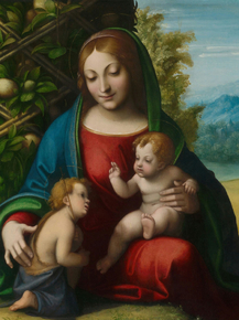 Correggio - Virgin and Child with the Young Saint John the Baptist | Корреджо