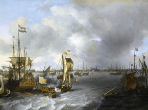 Ludolf Bakhuizen - Le Port d’Amsterdam | Людольф Бакхёйзен