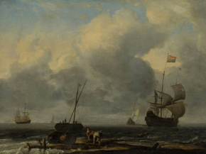 Ludolf Bakhuizen - Ships at Sea | Людольф Бакхёйзен