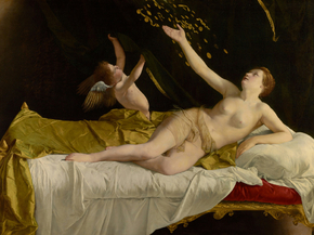 Orazio Gentileschi - Danae and the Shower of Gold | Орацио Джентилески
