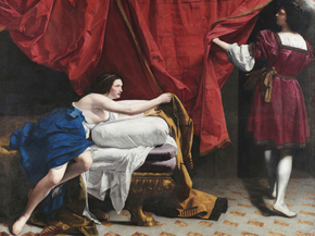 Orazio Gentileschi - Joseph and Potiphars wife | Орацио Джентилески