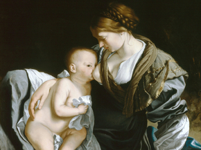 Orazio Gentileschi - La Virgen con el Nino y taller | Орацио Джентилески