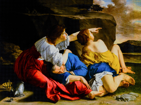 Orazio Gentileschi - Lot and His Daughters | Орацио Джентилески