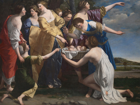 Orazio Gentileschi - The Finding of Moses | Орацио Джентилески