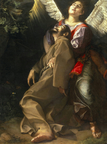 Orazio Gentileschi - The Stigmatization of Saint Francis | Орацио Джентилески