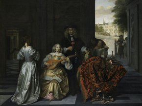 Pieter de Hooch - A Music Party | Питер де Хох