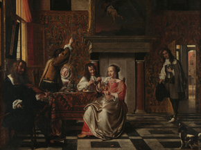 Pieter de Hooch - Merry Company | Питер де Хох