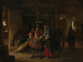 Pieter de Hooch - Paying the Hostess | Питер де Хох
