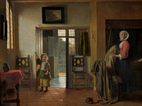 Pieter de Hooch - The Bedroom | Питер де Хох