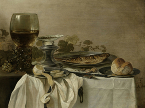 Pieter Claesz - Stilleven met een vis | Питер Клас
