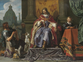 Pieter Lastman - David Gives Uriah a Letter for Joab | Питер Ластман