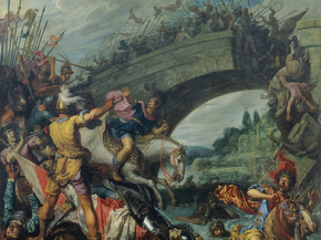 Pieter Lastman - The Battle of Constantine and Maxentiusn | Питер Ластман