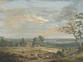 Paul Sandby - A Distant View of Maidstone, from Lower Bell Inn | Пол Сэндби Paul Sandby - A Distant View of Maidstone, from Lower Bell Inn | Пол Сэндби