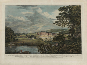 Paul Sandby - A View of Bethlem, the Great Moravian Settlement | Пол Сэндби