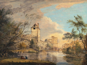 Paul Sandby - An Unfinished View of the West Gate, Canterbury | Пол Сэндби