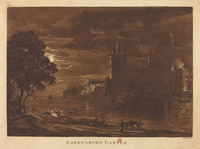 Paul Sandby - Caernarvon Castle | Пол Сэндби
