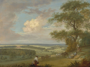 Paul Sandby - Hackwood Park, Hampshire | Пол Сэндби Paul Sandby - Hackwood Park, Hampshire | Пол Сэндби