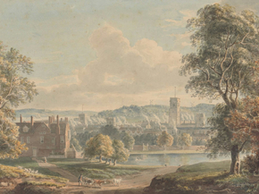 Paul Sandby - Ipswich from the Grounds of Christchurch Mansion | Пол Сэндби Paul Sandby - Ipswich from the Grounds of Christchurch Mansion | Пол Сэндби