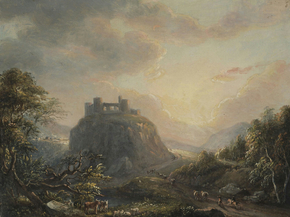 Paul Sandby - Landscape with a Castle | Пол Сэндби