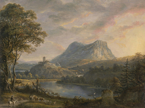 Paul Sandby - Landscape with a Lake | Пол Сэндби