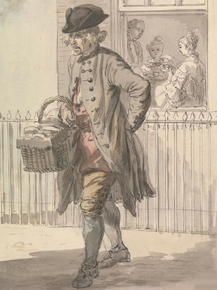 Paul Sandby - London Cries - A Muffin Man | Пол Сэндби
