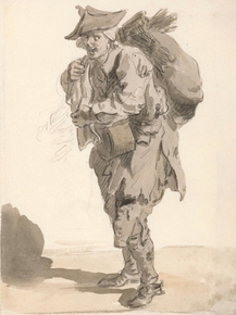 Paul Sandby - London Cries - Small Coal or Brushes | Пол Сэндби Paul Sandby - London Cries - Small Coal or Brushes | Пол Сэндби