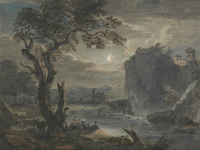Paul Sandby - Music by Moonlight | Пол Сэндби